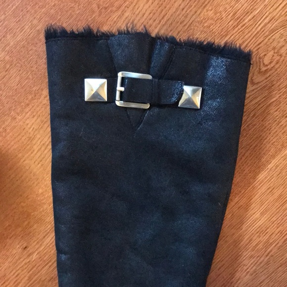 Michael Kors wedge boots with buckle accent - Picture 5 of 5